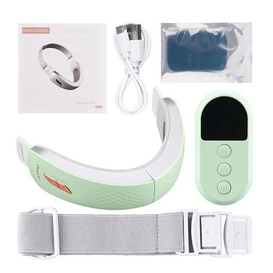 Double Chin V-shaped Lift Belt Machine LED Photon Therapy Facial Lifting Device.