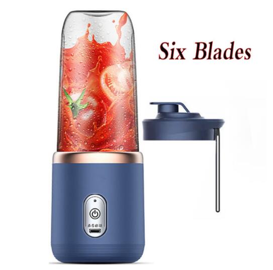 Portable Juicer Blender 300ml Electric Fruit Juicer USB Charging