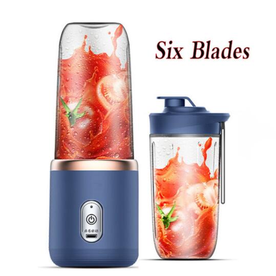 Portable Juicer Blender 300ml Electric Fruit Juicer USB Charging