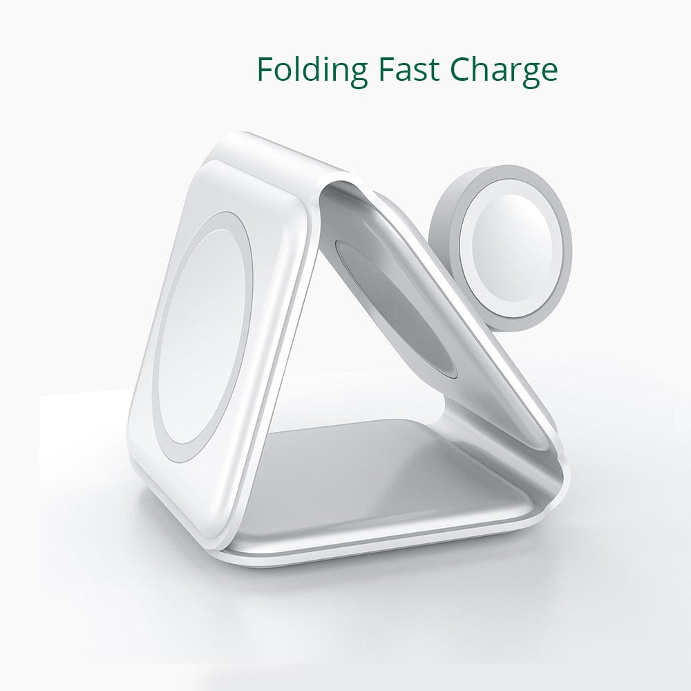 Folding 3 in 1 Wireless Charge Stand