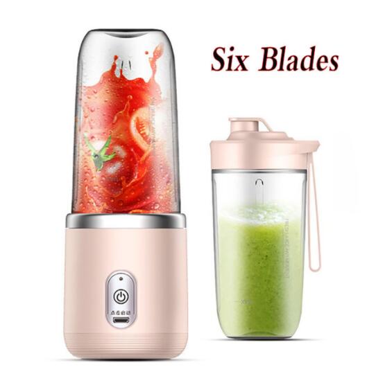 Portable Juicer Blender 300ml Electric Fruit Juicer USB Charging