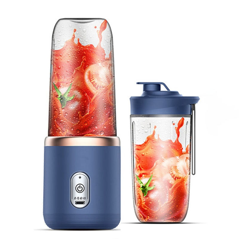 Portable Juicer Blender 300ml Electric Fruit Juicer USB Charging